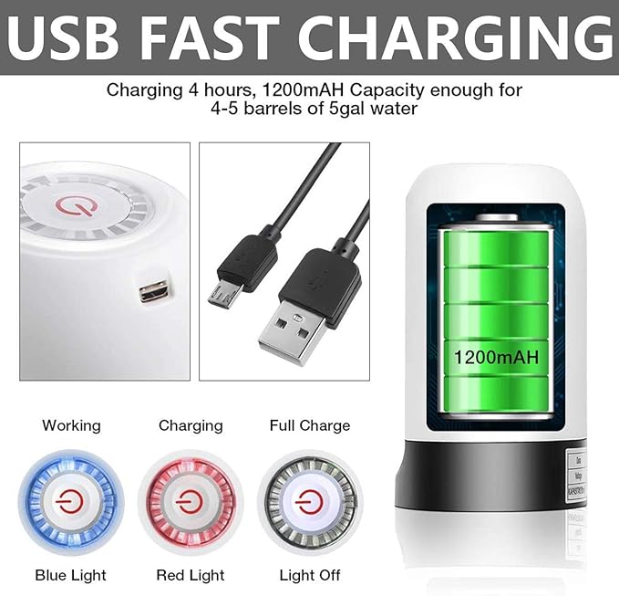 AUTOMATIC WIRELESS WATER CAN DISPENSER PUMP