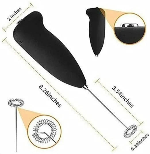 Portable Electric Coffee Beater Handheld Milk Coffee Mixer Frother, Egg Beater